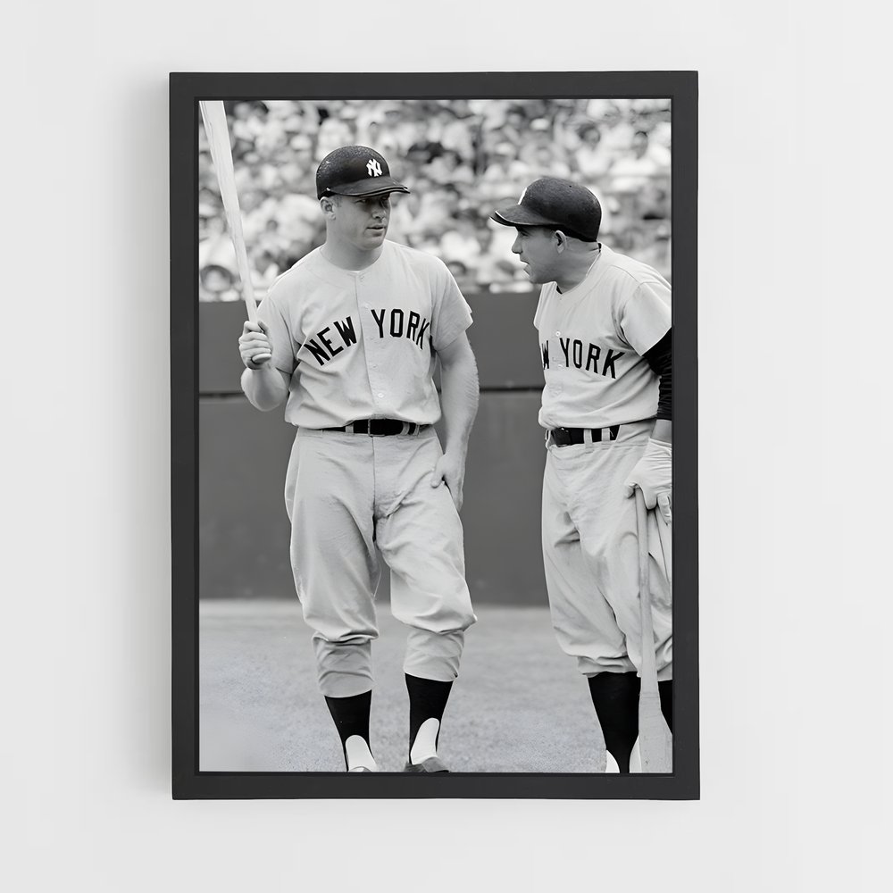 Poster Yogi de berra – affiche Baseball (vue 2)